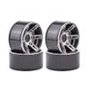 4PCS RC Rock Crawler Metal Wheel Rim 1.9 Inch BEADLOCK for 1/10 Axial SCX10 90046 Tamiya CC01 D90 D110 TF2 Traxxas TRX-4 RC Car view 2