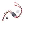 2-4S 2CH One Way Brushed ESC 20Ax2 Mixing Mode Electric Speed Controller with Overheating Protection f RC Boat 380/550/775 Motor view 4