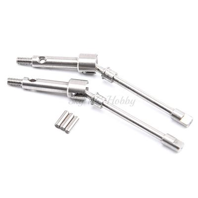 1:24 Metal Front Axle Drive Shaft CVD for Axial SCX24 90081 1/24 RC Crawler Car Upgrade Parts Accessories