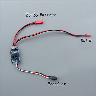 5a Dual Way Esc 2s-3s Lipo Battery Brushed Motor Electric Speed Controller Spare Parts for Rc Boat Racing Toy Car Model