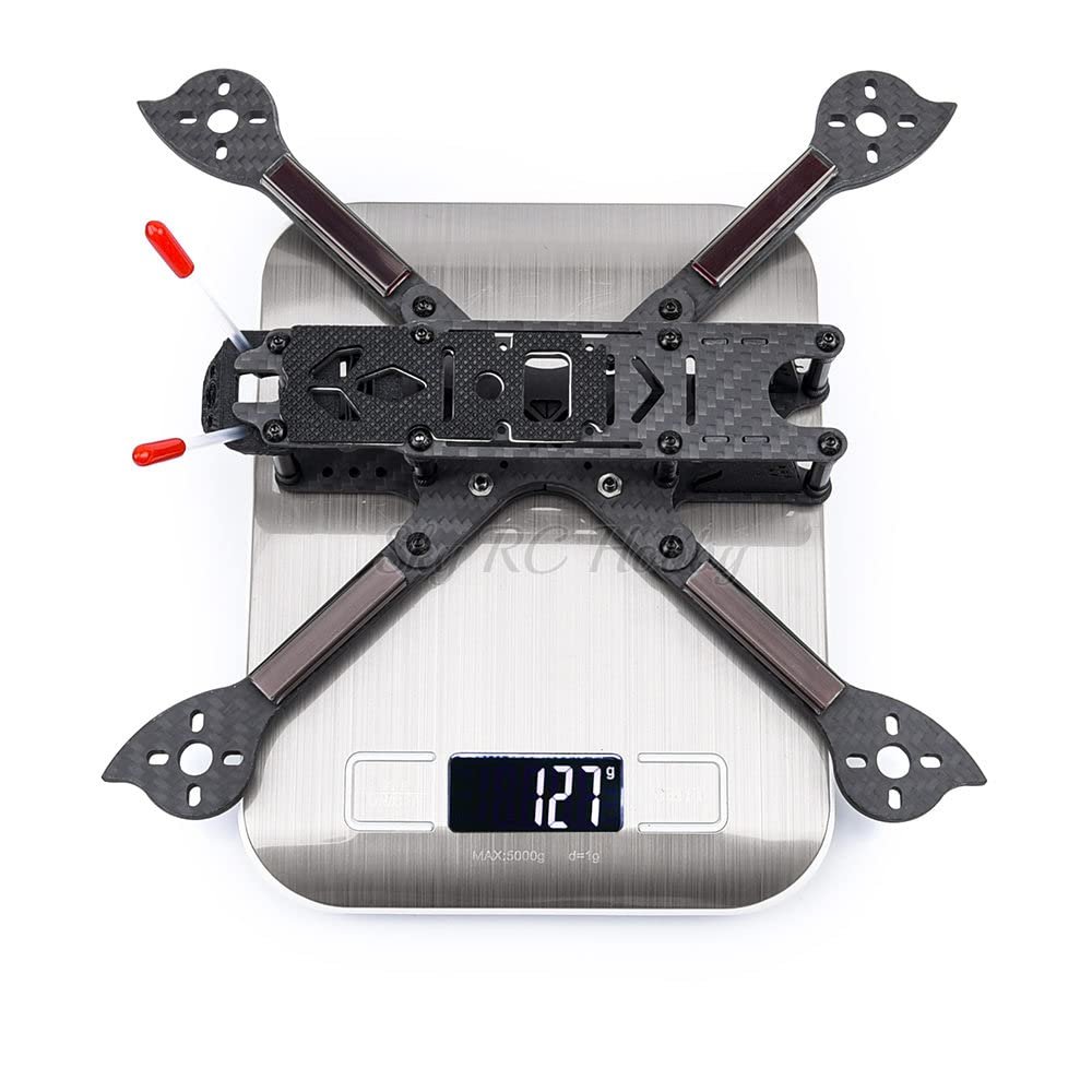 XL5 V4 Truex 5inch 227mm 3K Carbon Fiber FPV Racing Frame with 5mm Arm Compatible with 2206/2207/2208/2306 Motor for DIY FPV
