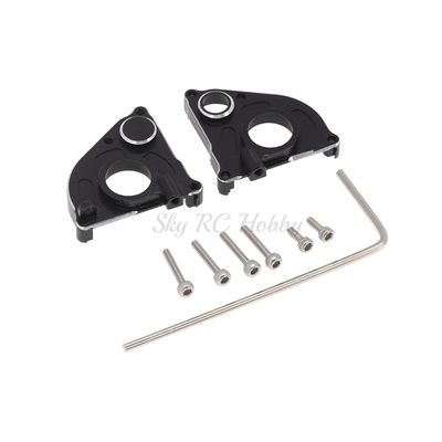 Aluminum Alloy Gearbox Shell Medium Gear Housing Cover for 1/24 1:24 Axial SCX24 90081 RC Car Parts
