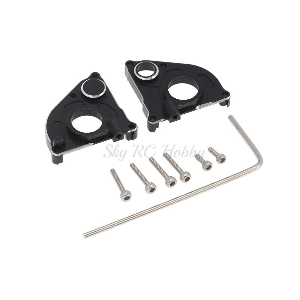 Aluminum Alloy Gearbox Shell Medium Gear Housing Cover for 1/24 1:24 Axial SCX24 90081 RC Car Parts