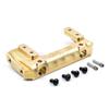 Brass Front Bumper Mount Servo Stand Metal Upgrade Parts for 1/10 RC Crawler Axial SCX10 II 90046-87g/pcs view 3