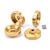 4mm Thick Brass Heavy Duty Wheel Hubs Combiner for 1/24 1:24 SCX24-90081 RC Car Crawler - 4pcs/Set view 3