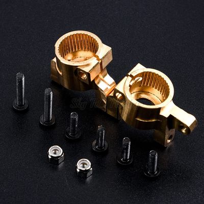 2PCS Brass Heavy Duty Weights Front Hub C Base Counterweights for Axial SCX10 II 90046 1/10 RC Crawler Car Truck Parts