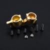 2PCS Brass Heavy Duty Weights Front Hub C Base Counterweights for Axial SCX10 II 90046 1/10 RC Crawler Car Truck Parts view 2