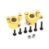 2PCS Brass Heavy Duty Weights Front Hub C Base Counterweights for Axial SCX10 II 90046 1/10 RC Crawler Car Truck Parts view 4
