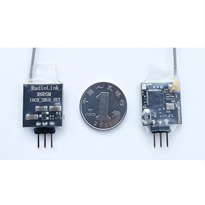 Radiolink R6DSM 2.4G 10 Channels Receiver DSSS FHSS Spread Spectrum for Transmitters AT9 AT9S AT10 AT10II