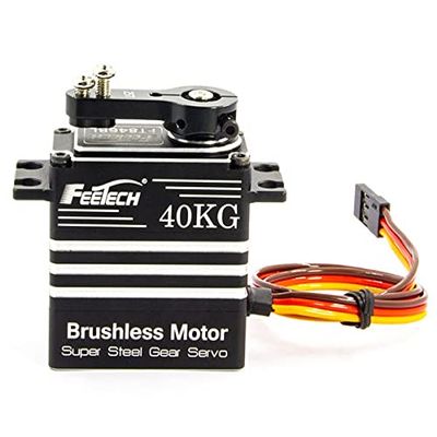 FT846BL All-Metal high-Torque 8.4V 40kg Digital PWM Special Steering Gear Splash-Proof Brushless Servo for RC Car