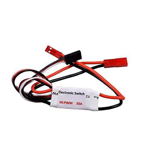 30A Electronic Switch Module 3.7V-27V 1S-6S for RC FPV Models Airplane Led Light Controller Engine RC Switch Interruptor