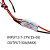 30A Electronic Switch Module 3.7V-27V 1S-6S for RC FPV Models Airplane Led Light Controller Engine RC Switch Interruptor view 4