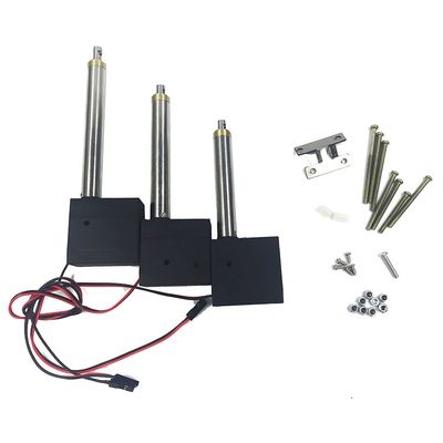3PCS Huina Plastic Strength Main Arm Second Arm Bucket Arm Driving Rod with Servo for Huina 550 RC Excavator RC Car Parts