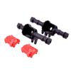 Front & Rear Alloy Metal Axle Shell Axle Housing 300g for 1/10 RC Crawler Traxxas TRX-4 & TRX4 Bronco Upgrade Parts view 3