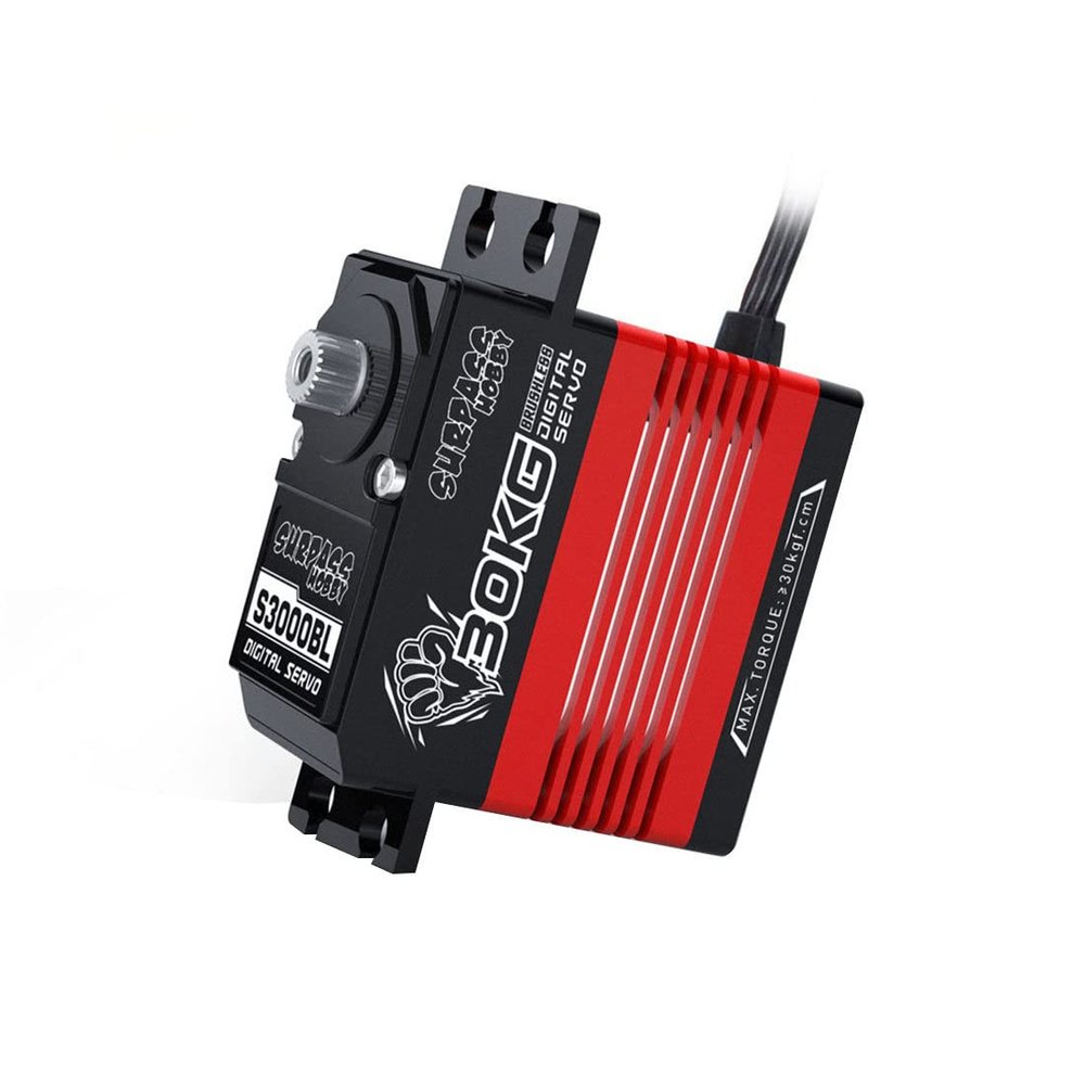 Hobby S3000BL Splash Water Brushless Motor 30KG Full Metal Gear Servo for 1/6 1/8 1/7 RC Car for Buggy Boat Robot