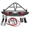 1Set Metal Rear Bumper with Led Light for 1/10 RC Car Axial SCX10 90046 90047 Traxxas TRX4 TRX-4 view 1