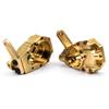 2pcs/lot Heavy Duty Brass Front Steering Knuckle Set Counterweight Style Climbing Car Accessories for TRAXXAS TRX4 1/10 RC Car view 3