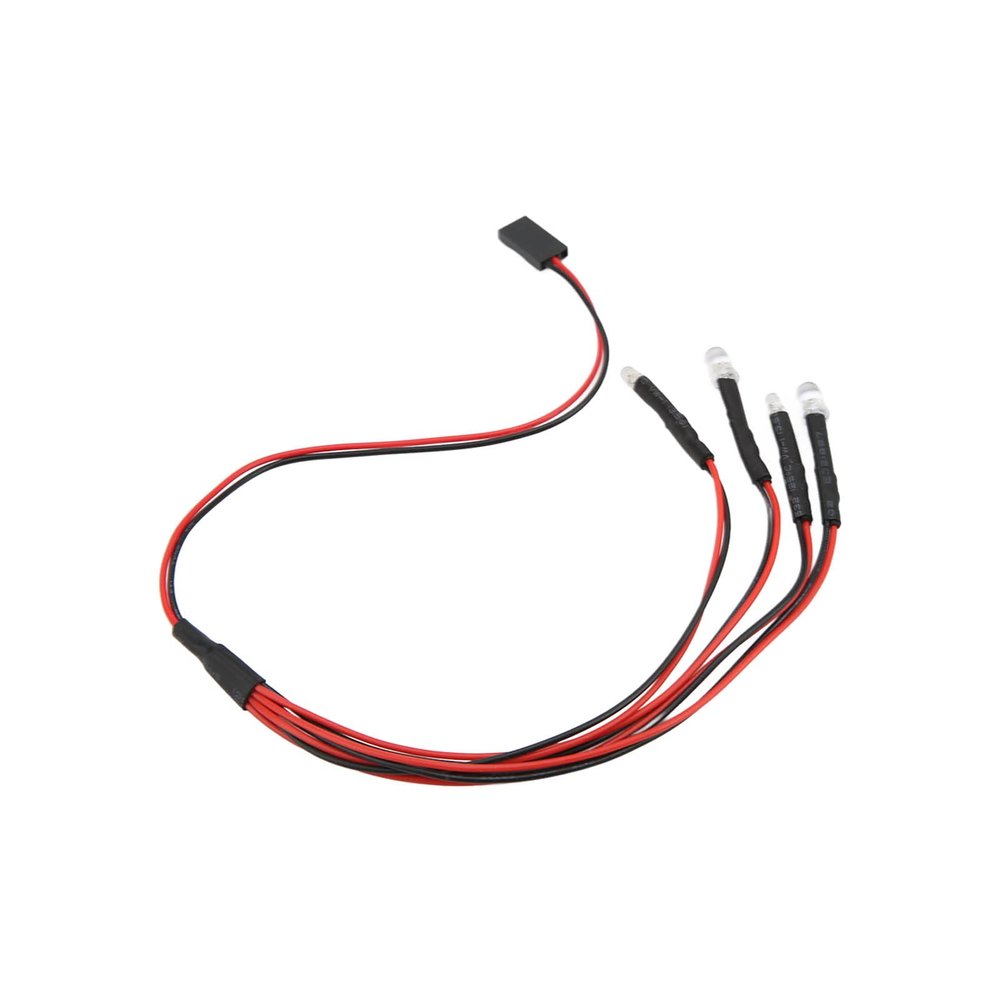 RC Car LED Lights, 5-9V Simulation 2 White 2 Red Attractive RC Car Lights Simple Practical for Axial Scx24