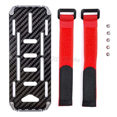 Aluminum Alloy Battery Mounting Plate for 1/10 Scale RC Crawler Car Axial SCX10 90046 CC01 F350 D90