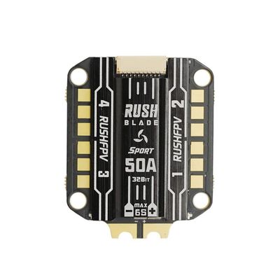 Rush Blade 50A 3-6S BLHeli_32 4in1 Brushless ESC Sport Edition for RC FPV Racing Freestyle Drones