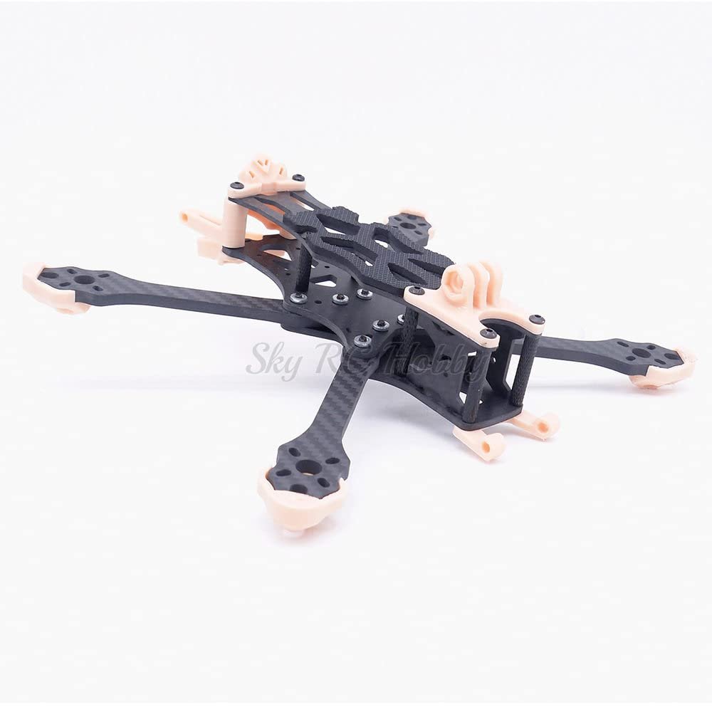 Steele Plus 5Inch 220mm 220 Carbon Fiber Quadcopter Frame Kit with 5mm Arm for RC FPV Racing Drone Support 2205 2306 Motor