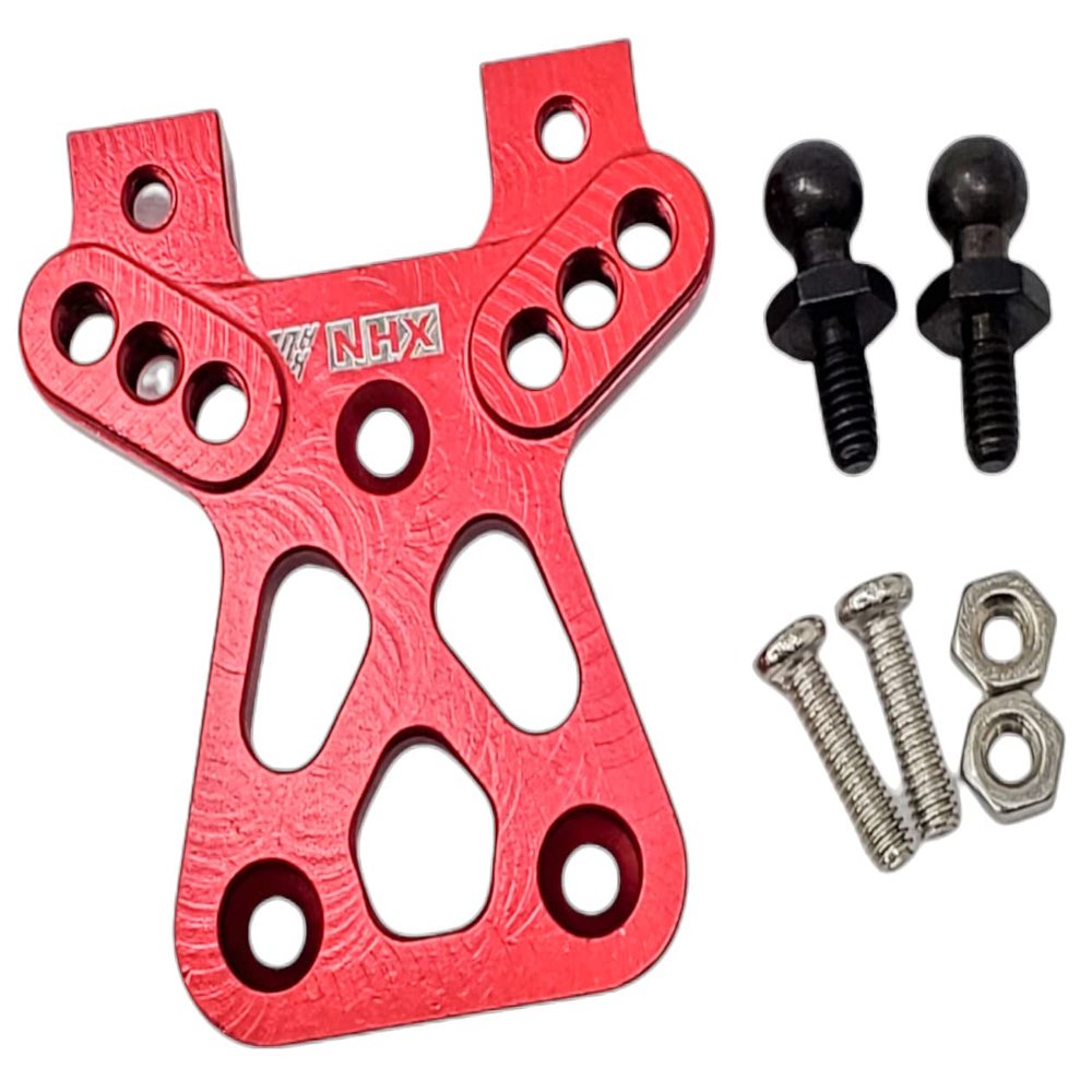 NHX RC Aluminum Front Shock Tower for Traxxas 1/18 LATRAX Teton Red
