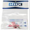 NHX RC Aluminum Front Shock Tower for Traxxas 1/18 LATRAX Teton Red view 3