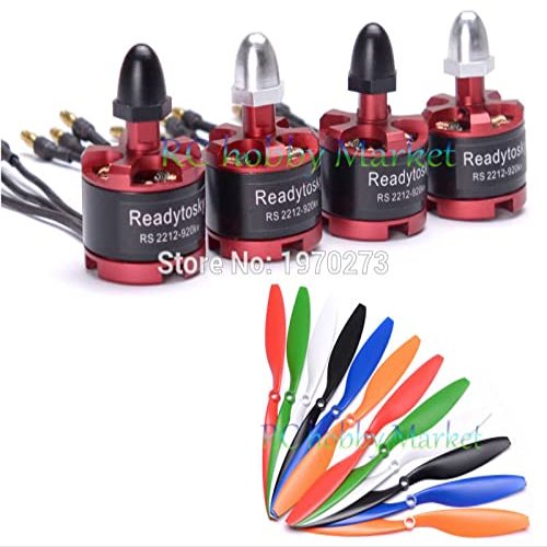 4pcs 2212 920KV Brushless Motor CW/CCW 1045 Propeller for F550 X525 Multicopter