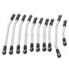 Aluminium Alloy 10PCS Metal Link with Plastic Rod Ends for Axial SCX10 II 90046 90047 90075 1/10 RC Crawler Car Accessories view 2