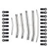 Aluminium Alloy 10PCS Metal Link with Plastic Rod Ends for Axial SCX10 II 90046 90047 90075 1/10 RC Crawler Car Accessories view 3