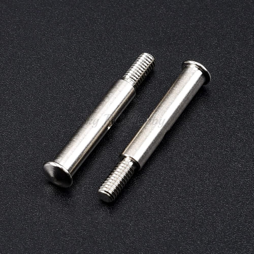 #45 Steel 2PCS Front Axles Replacement Parts Accessories for 1/10 for Traxxas Slash 2WD RC Upgraded Parts
