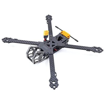 GEP-KHX7 Elegant 7 Inch 300mm Wheelbase 4mm Arm 3K Carbon Fiber FPV Racing Frame Kit for RC Models DIY Parts