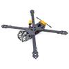 GEP-KHX7 Elegant 7 Inch 300mm Wheelbase 4mm Arm 3K Carbon Fiber FPV Racing Frame Kit for RC Models DIY Parts view 1