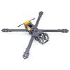 GEP-KHX7 Elegant 7 Inch 300mm Wheelbase 4mm Arm 3K Carbon Fiber FPV Racing Frame Kit for RC Models DIY Parts view 2