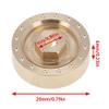 4Pcs/Set 6mm Thick Brass Brake Disc Wheel Hex Adapter Combiner for 1/24 RC Crawler Car Axial SCX24 90081 Upgrade Accessories view 2
