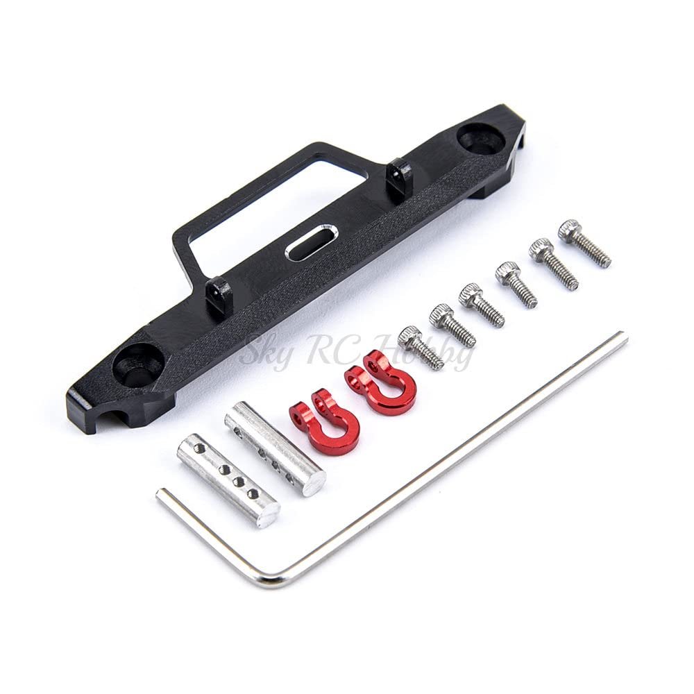 1/24 RC Front Bumper for Axial SCX24 AX90081 DEADBOLT 1:24 Remote Control Crawler Upgrade Parts Easy to Replace
