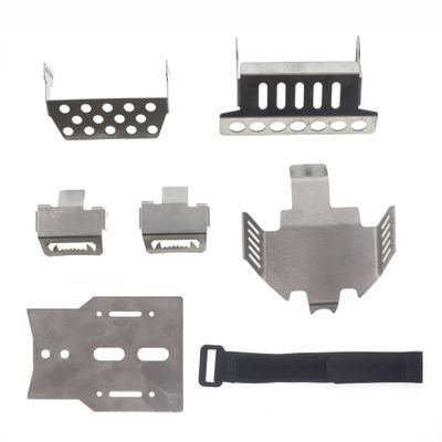 1set Metal Axle Protector Chassis Armor Plate for 1/10 1:10 RC Crawler Traxxas TRX4 TRX-4 Upgrade Part