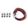 8 LED Lights Red White Color for 1:10 RC Car Traxxas Tamiya HSP HPI RC Rock Crawler Axial SCX10 D90 view 3