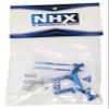 NHX RC Aluminum Front Body Mount for Traxxas 1/18 LATRAX Teton Blue view 3