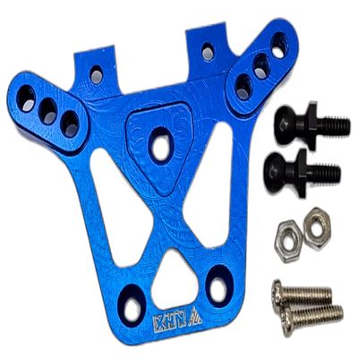 NHX RC Aluminum Rear Shock Tower for Traxxas 1/18 LATRAX Teton Blue