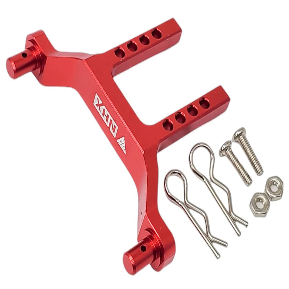 NHX RC Aluminum Front Body Mount for Traxxas 1/18 LATRAX Teton Red