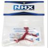NHX RC Aluminum Front Body Mount for Traxxas 1/18 LATRAX Teton Red view 3