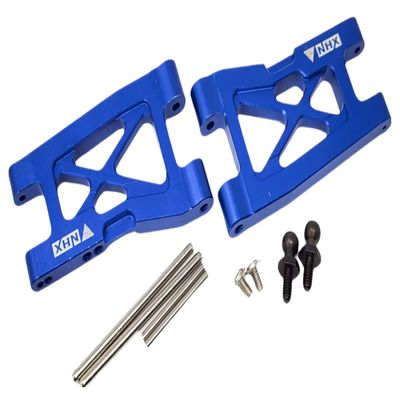NHX RC Aluminum Front/Rear Lower Suspension Arms for 1/18 LaTrax Teton Blue