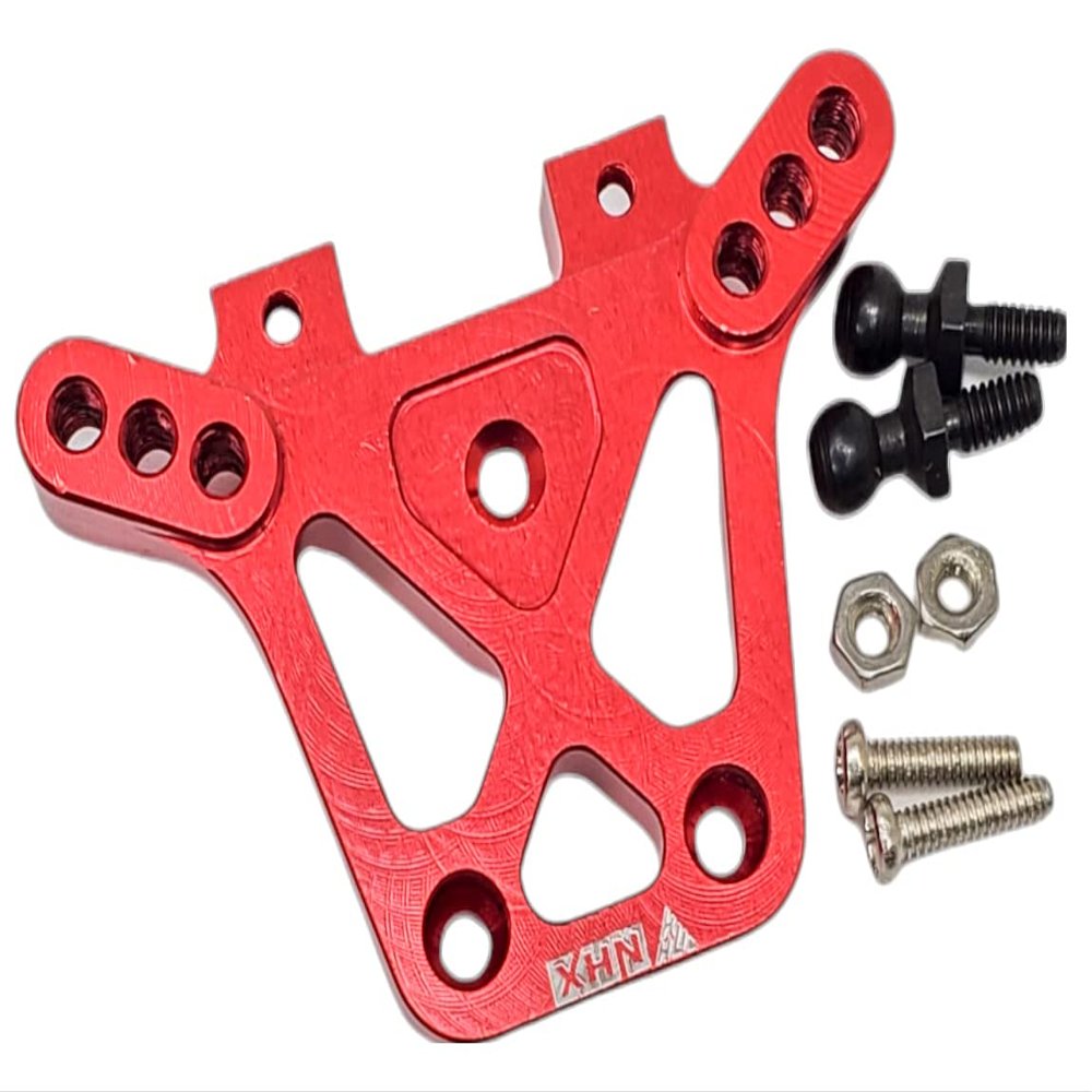 NHX RC Aluminum Rear Shock Tower for Traxxas 1/18 LATRAX Teton Red