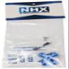 NHX RC Aluminum Front Shock Tower for Traxxas 1/18 LATRAX Teton Blue view 3