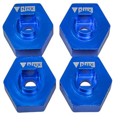 NHX RC Aluminum Hex Adaptor for 1/18 LaTrax Teton Blue