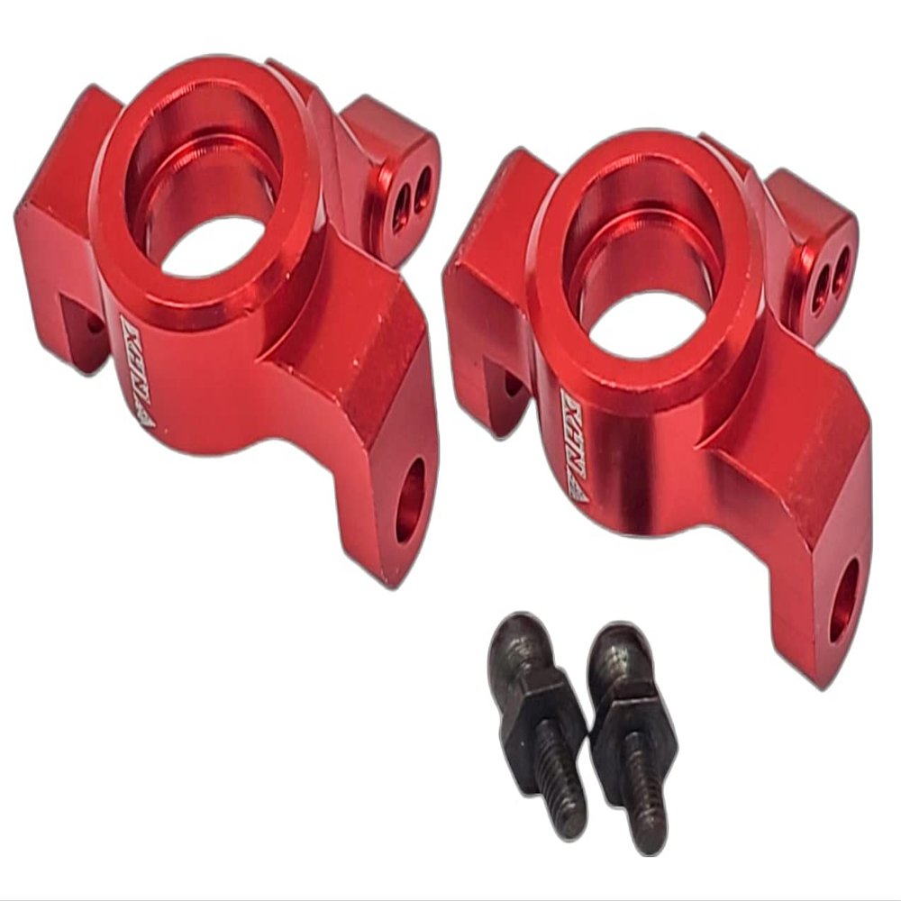 NHX RC Aluminum Steering Knuckle Hub for Traxxas 1/18 LATRAX Teton Red