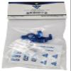 NHX RC Aluminum Steering Knuckle Hub for Traxxas 1/18 LATRAX Teton Blue view 3