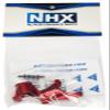 NHX RC Aluminum Rear Steering Hub Carrier for Traxxas 1/18 LATRAX Teton Red view 3