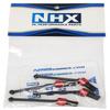 NHX RC Metal Front & Rear CVD for 1/18 LaTrax Teton Red view 4